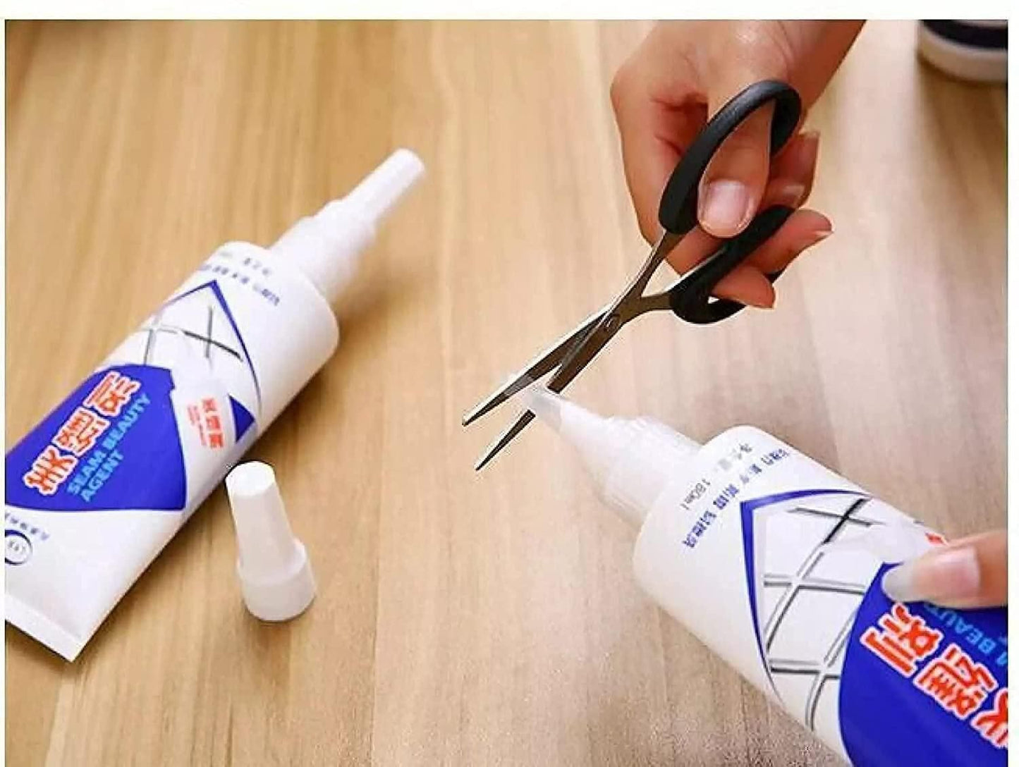 Unity Brand Tiles Gap Filler Waterproof, Gap Sealant, Grout, White Cement Paste Tube, Gap Filler for Walls and Joints, Waterproof Sealant, Tile Gap Filler Tube for Kitchen, Bathroom (180 ML.)